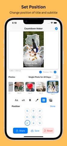 Countdown Story: Poster Maker screenshot
