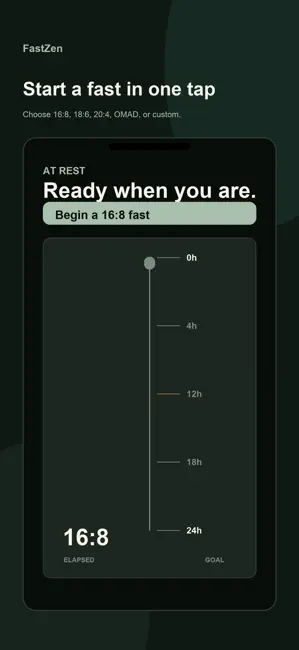 FastZen - Fasting Tracker 截图