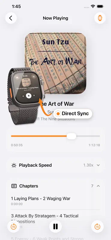 ChronoListen: Audiobook Player screenshot 1 of 3