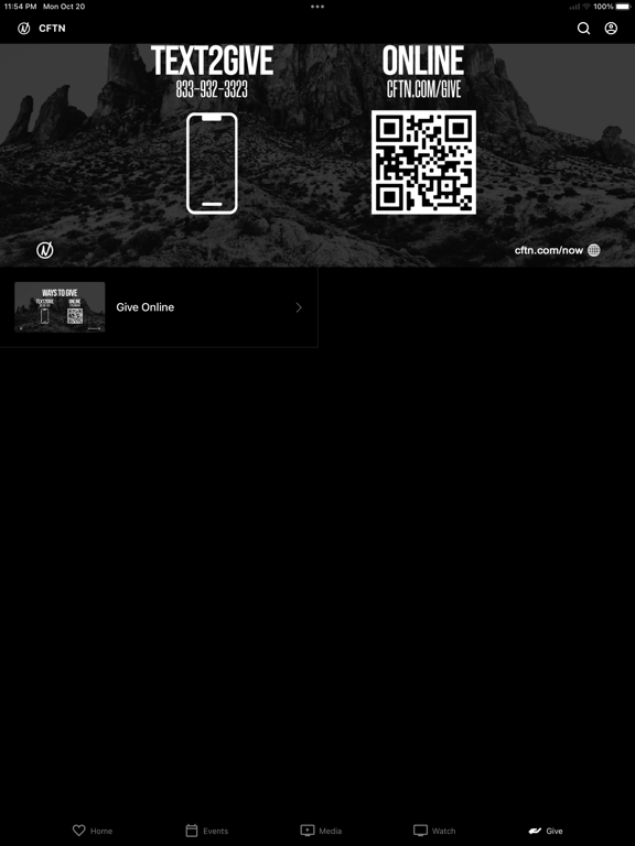 Church for the Nations (CFTN) iPad screenshot 5 - Lifestyle app