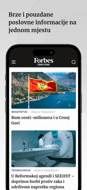 Forbes Crna Gora screenshot 2