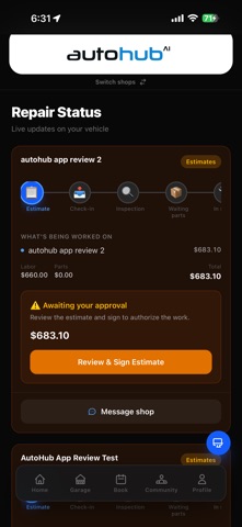 AutoHub AI screenshot 2