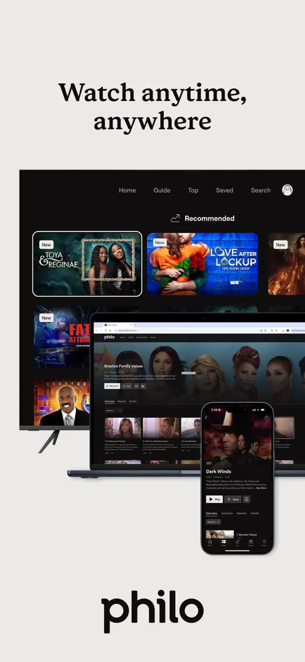#6. Philo: Shows, Movies & Live TV (iOS) Tekijänä: Philo
