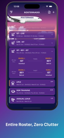 Rosternado: Flight Crew Roster Screenshot 1 of 8
