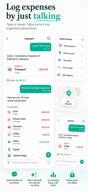 Tallya: AI Money & Budget screenshot 2