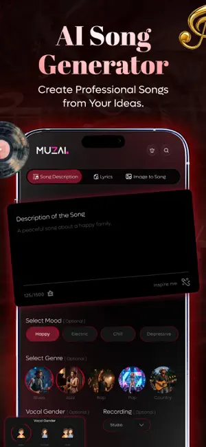 Muzai: AI Song & Music Creator screenshot 2