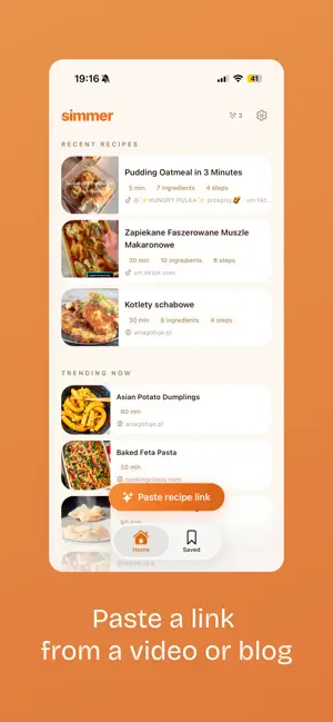 simmer: step by step cooking screenshot 1