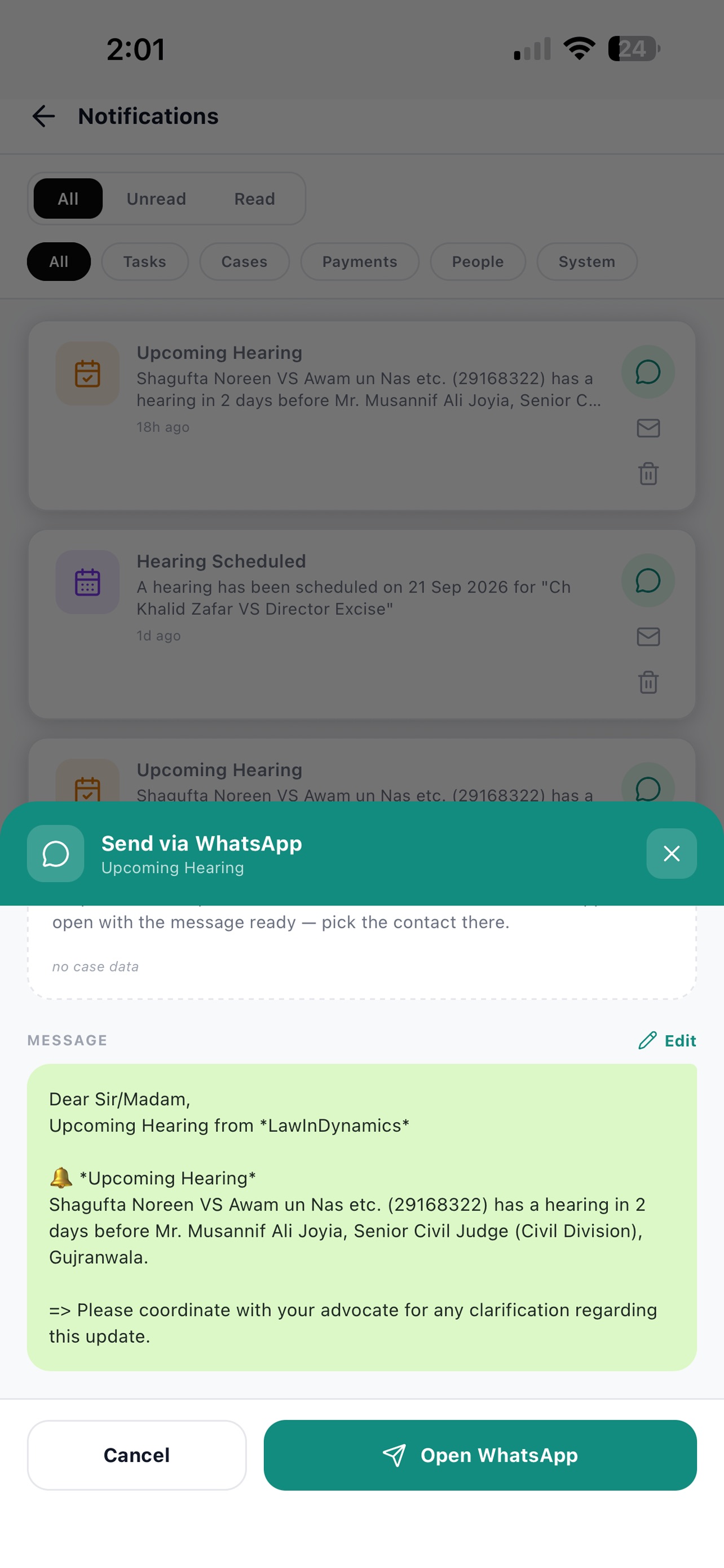 Screenshot 4 of LawInDynamics