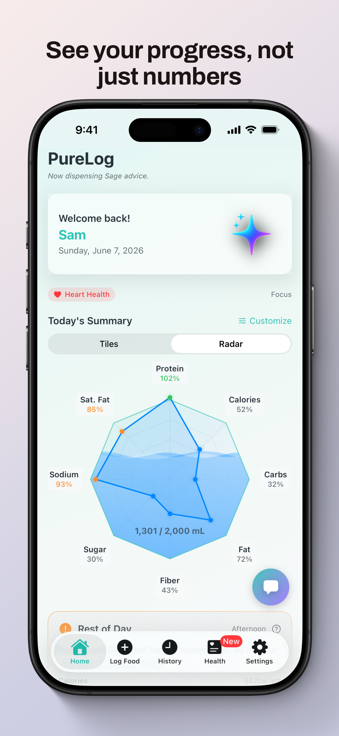 PureLog: Nutrition Tracker screenshot 5