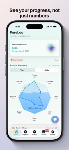 PureLog: Nutrition Tracker screenshot
