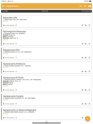 Colectiva App iPad screenshot