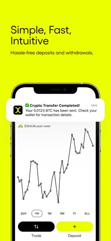 EQX: Buy, Sell Crypto Securely iPhone screenshot