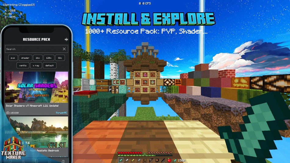 #4. Texture maker for Minecraft PE (iOS) 由: PAMG