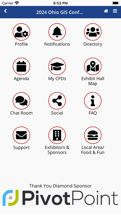 CEAO Events Screenshot
