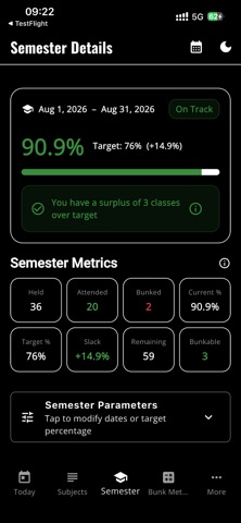 AttendMate: Attendance Tracker Screenshot 3 of 10