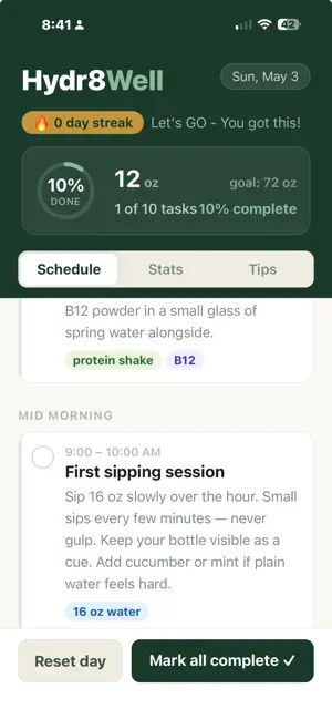 Hydr8Well screenshot 3