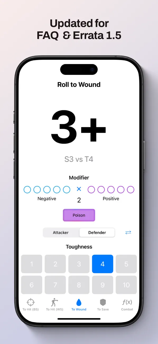 #3. Roll to Hit (iOS) Ved: Ivan Perre