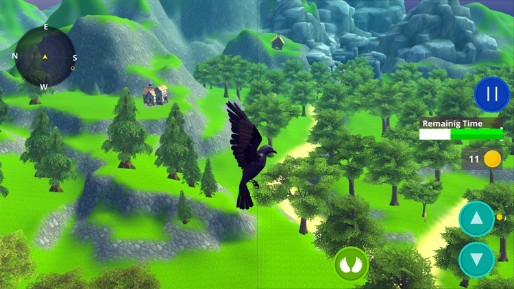 Raven Crow Bird Simulator 3D screenshot-5