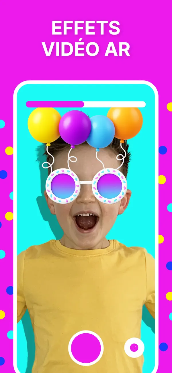 Screenshot #2 pour Filtre effet visage FluoMask