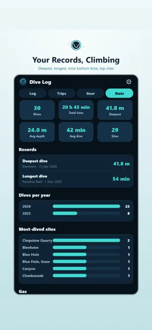 Scuba Log: Dive Logbook screenshot 3