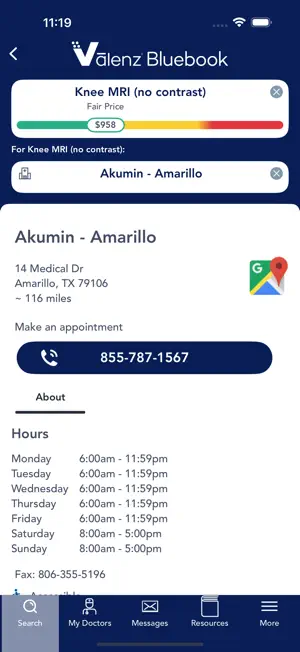 Valenz Bluebook screenshot 2