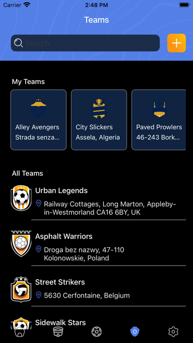 Area Sports - Organise Matches Screenshot