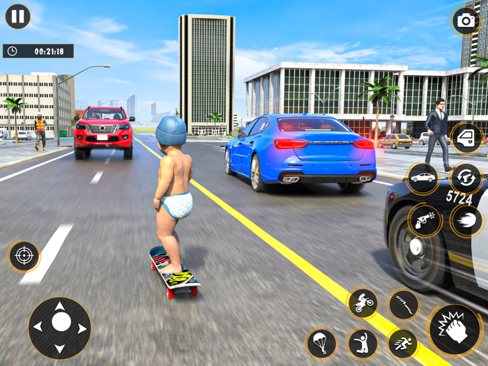 Baby Hero Super Baby Sim 3D