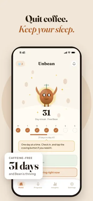Unbean: Quit Caffeine & Coffee screenshot 1