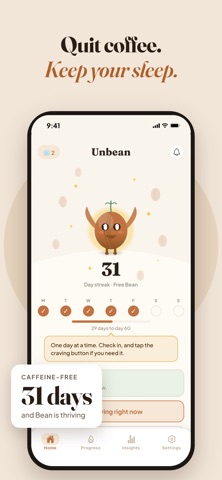 Unbean: Quit Caffeine & Coffee Screenshot 1 of 5