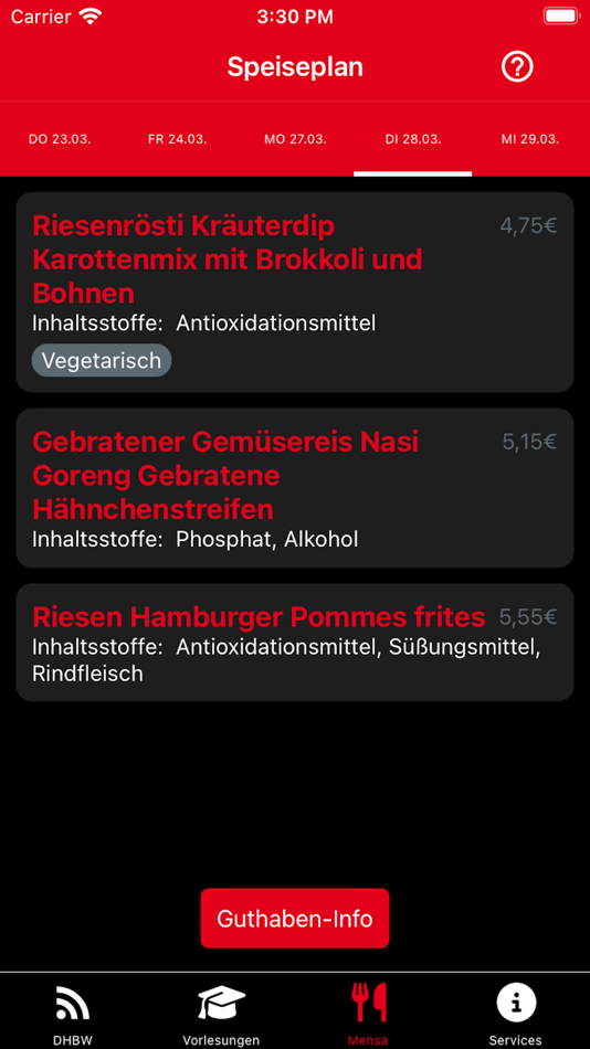 #3. DHBW Lörrach Campus App (iOS) 由: Duale Hochschule Baden Wuerttemberg Loerrach