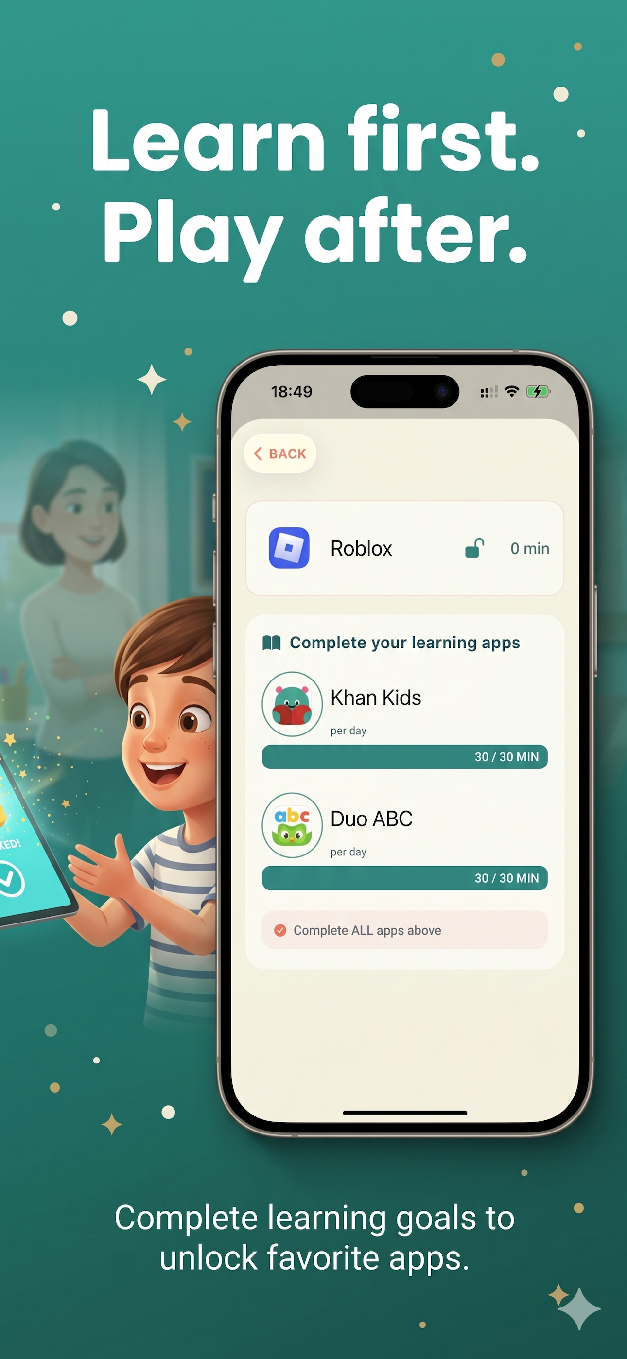 Parental Control App: Tic Lock screenshot 2