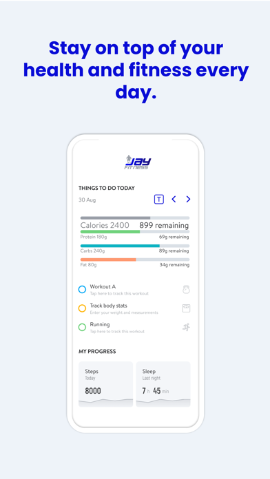 Jay Fitness Screenshot