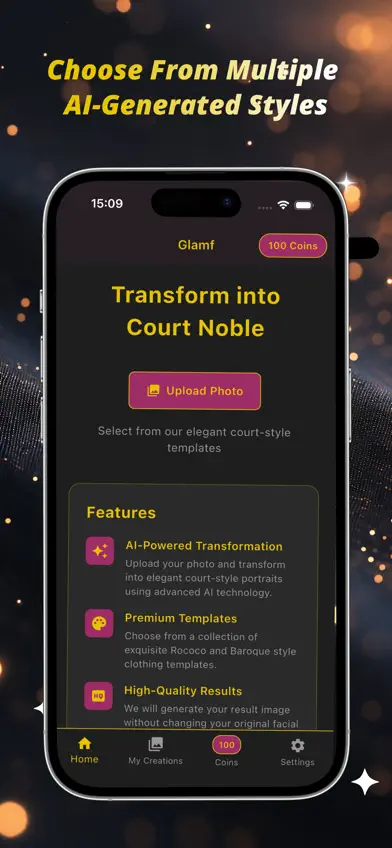Glamf - AI Court Art screenshot 4