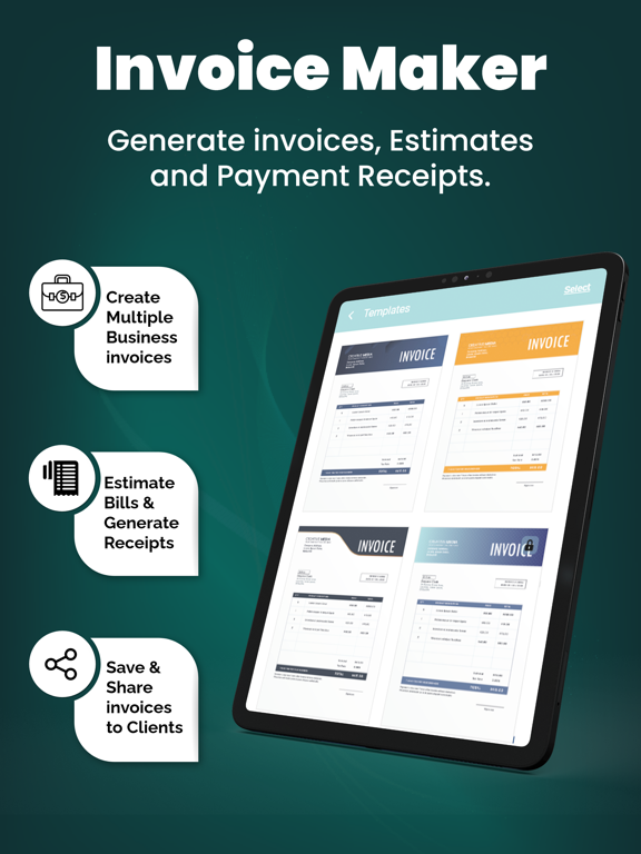 Invoice Maker & Receipt App・