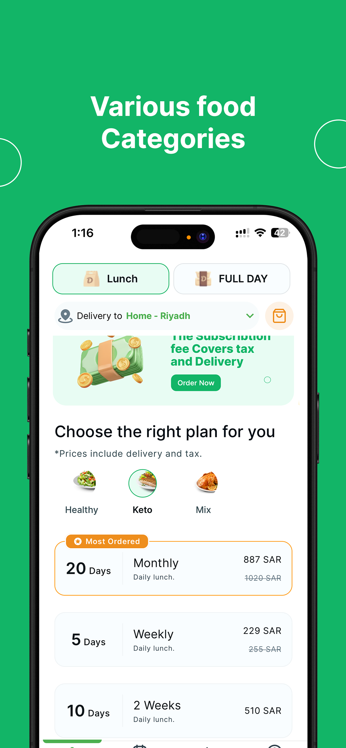 DailyMealz: Food Subscription screenshot 4