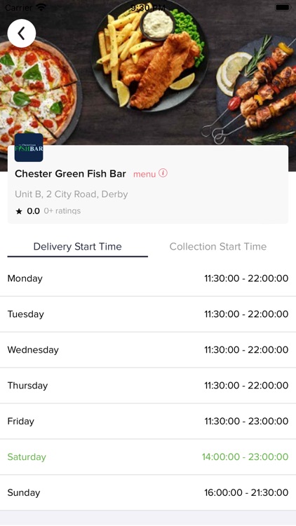 Chester Green Fish Bar Online