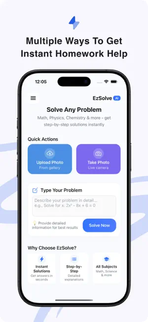EzSolve: AI Homework Helper screenshot 2