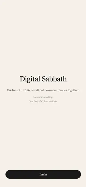 Digital Sabbath screenshot 2