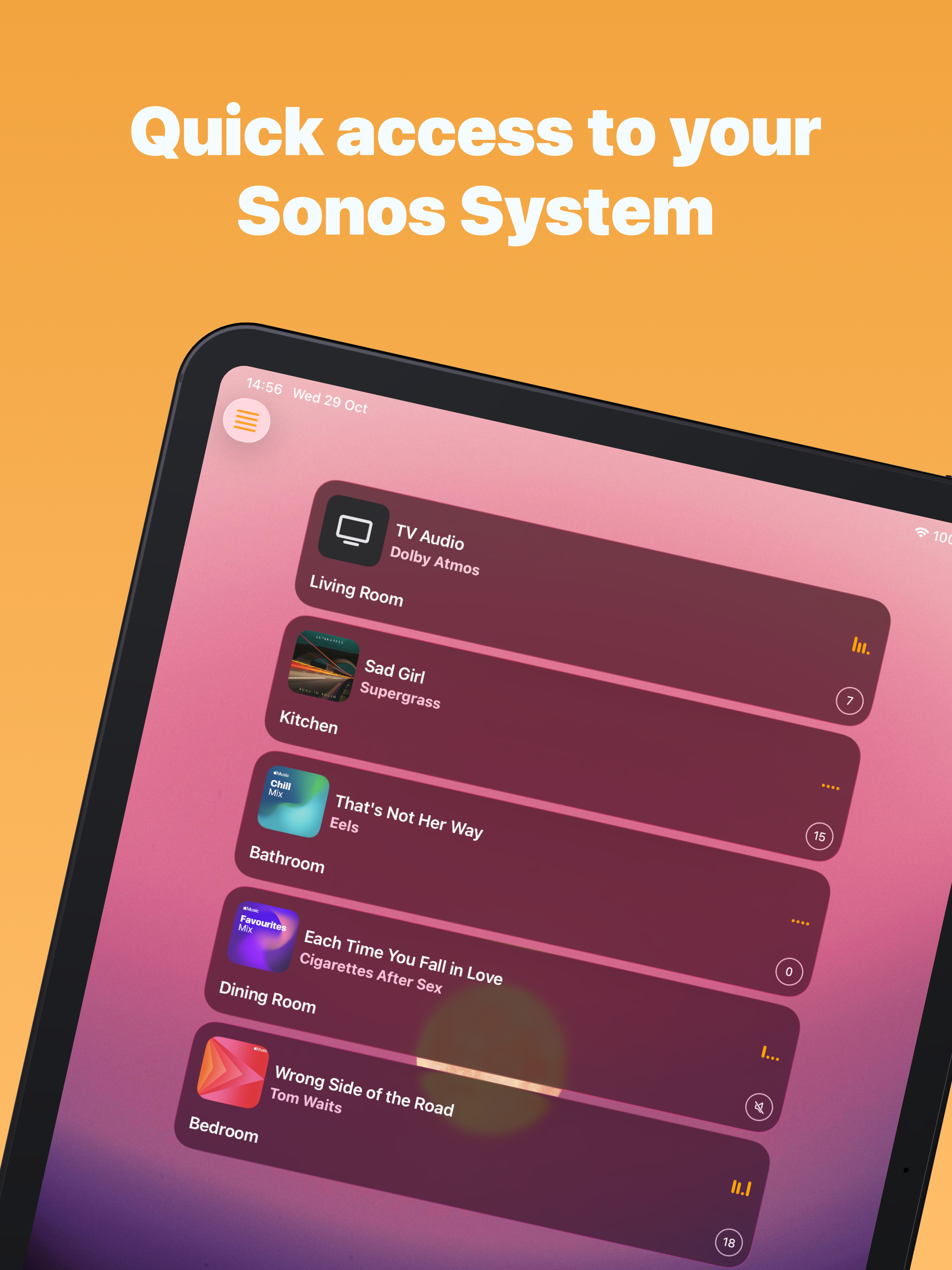 Sono+: Widgets for Sonos