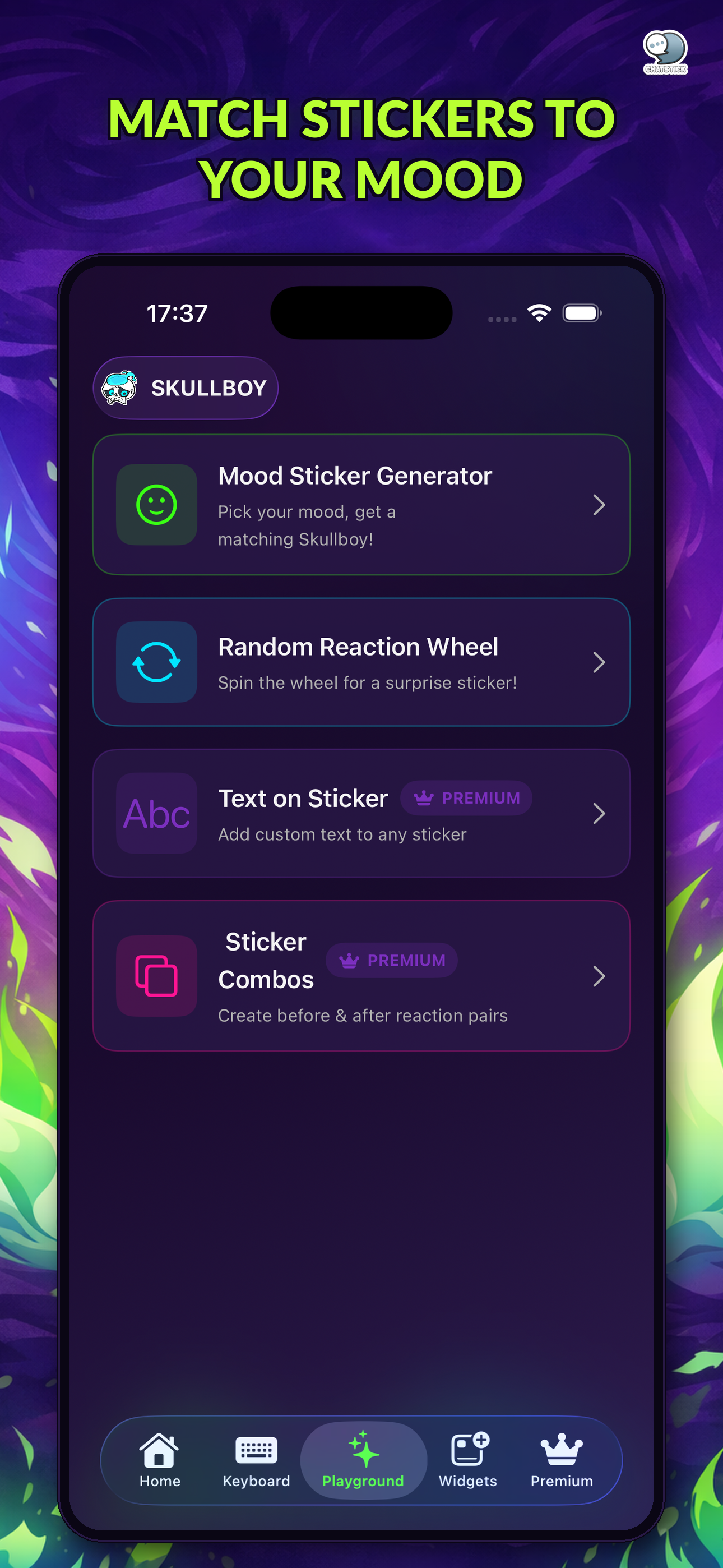 Skullboy Stickers By ChatStick screenshot 7