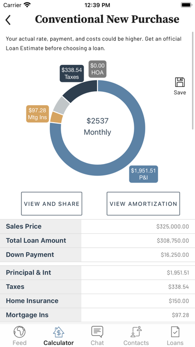 Homeowners Mtg: Simple Loan Screenshot