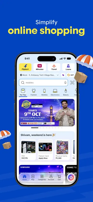 Flipkart - Online Shopping App screenshot 2 of 8