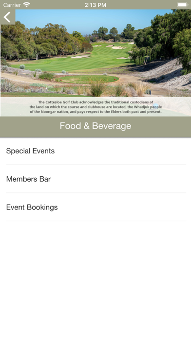 Cottesloe Golf Club Screenshot