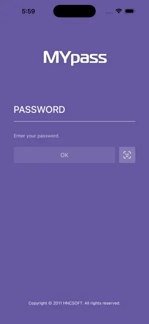 MyPass - Password & Visual Key screenshot 1