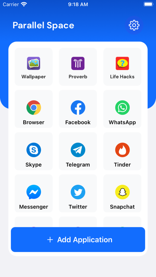 #1. Parallel Space: Dual Accounts' (iOS) 게시자: Peyote Digital