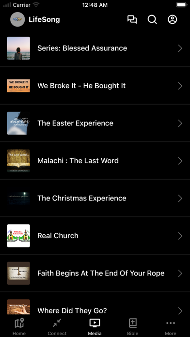 LifeSong Church Screenshot
