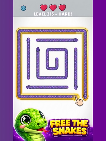 Snake Unblock: Puzzle out iPad screenshot