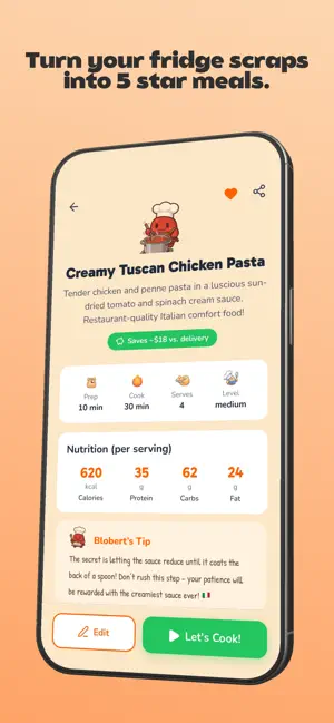 Blobert: Cook More, Save Money screenshot 2