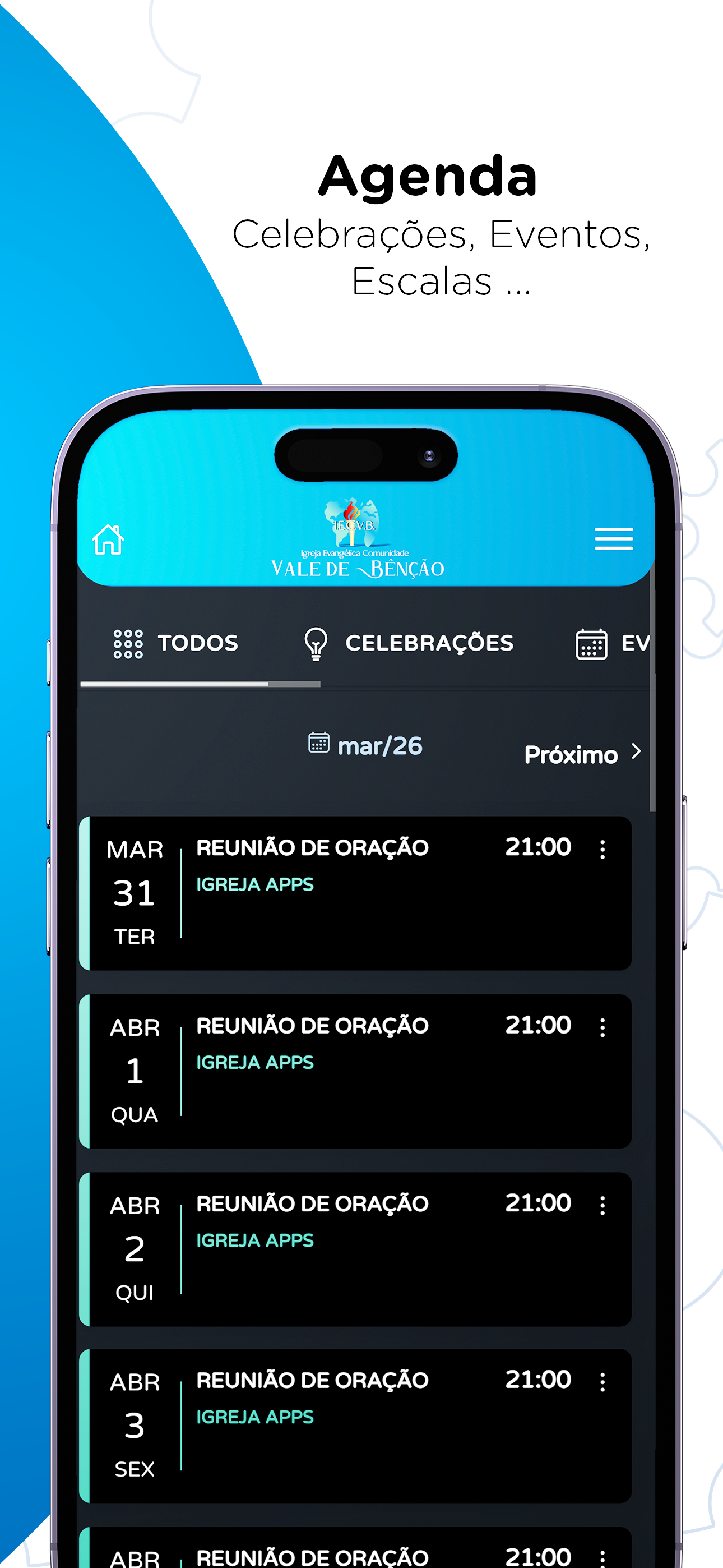 COMUNIDADE VALE DE BÊNÇÃO APP screenshot 4