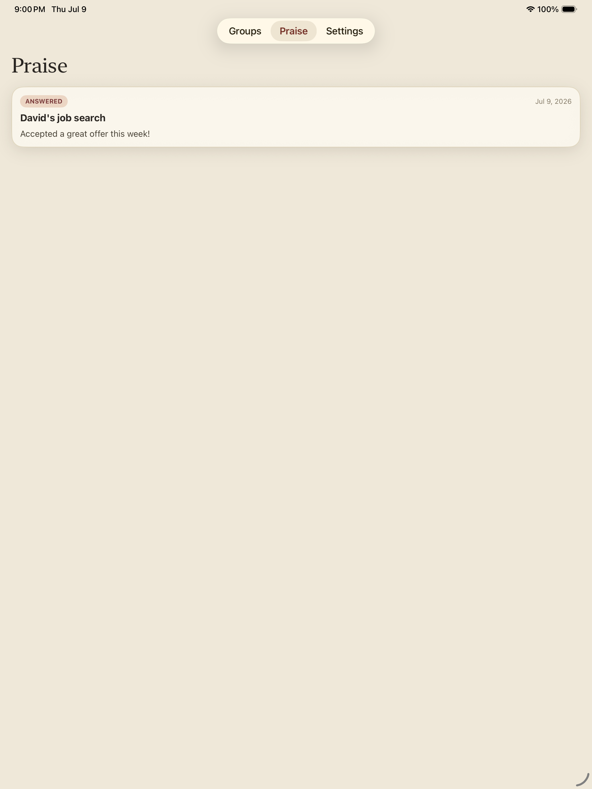 Prayer List App screenshot 6